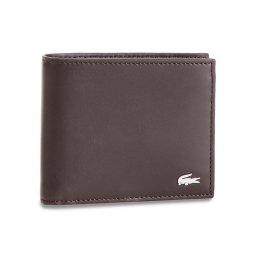 Lacoste Nagyméretű férfi pénztárca Large Billfold & Coin NH1112FG Barna
