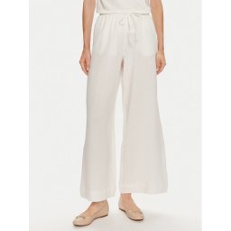 Gina Tricot Szövet nadrág 22655 Fehér Wide Leg