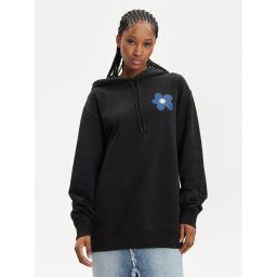 Hugo Pulóver 50510885 Fekete Oversize