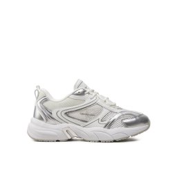 Calvin Klein Jeans Sportcipők Retro Tennis Low Lace Mh Ml Mtl YW0YW01463 Fehér