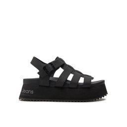 Calvin Klein Jeans Szandál Platform Buckle Rubber Mg Mtl YW0YW01513 Fekete