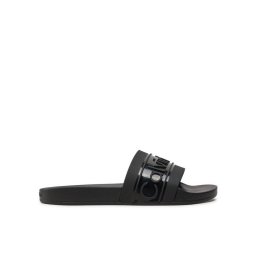 Calvin Klein Papucs Slide Tpu Saffiano HW0HW02107 Fekete