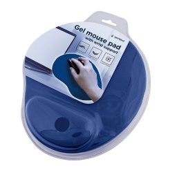 Gembird (MP-GEL-B) kék zselés csuklótámaszos egérpad
