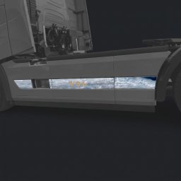 Volvo inox oldalspoiler dísz párban 2016-2020