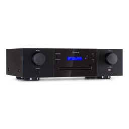 Auna CD-1000 DG, CD-lejátszó, USB, MP3, távirányító, LED kijelző, alumínium (AV2-CD-1000DG-BK)