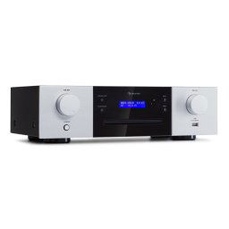 Auna CD-1000 DG, CD-lejátszó, USB, MP3, távirányító, LED kijelző, alumínium (AV2-CD-1000DG-SI)