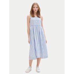 Tom Tailor Denim Nyári ruha 1042002 Kék Loose Fit