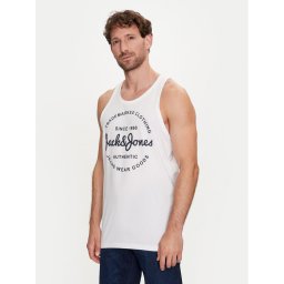 Jack&Jones Trikó Jjforest 12248622 Fehér Standard Fit