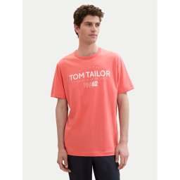 Tom Tailor Póló 1041871 Piros Regular Fit