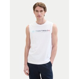 Tom Tailor Trikó 1041866 Fehér Regular Fit