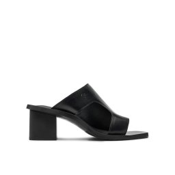 Calvin Klein Jeans Papucs 5 Heel Sandal Lh Mg Mtl YW0YW01500 Fekete