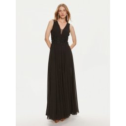 Fracomina Estélyi ruha FQ24SD3027W41201 Fekete Slim Fit