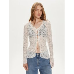 Gina Tricot Blúz 24084 Fehér Regular Fit