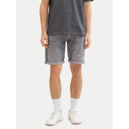 Tom Tailor Denim Farmer rövidnadrág 1041433 Szürke Slim Fit