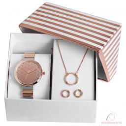 Excellanc női karóra szett - Rosegold