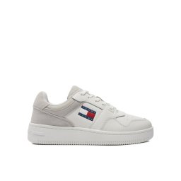 Tommy Jeans Sportcipők Retro Basket Mix Media EN0EN02653 Fehér