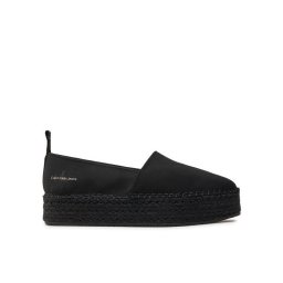 Calvin Klein Jeans Espadrilles Platform Espadrille Mix Ml Mtl YW0YW01622 Fekete