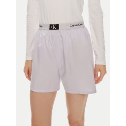 Calvin Klein Underwear Rövid pizsama nadrág 000QS6972E Lila Relaxed Fit