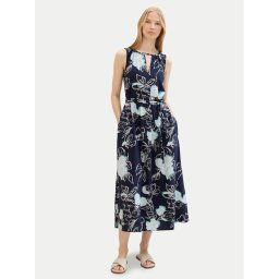 Tom Tailor Nyári ruha 1041530 Sötétkék Regular Fit