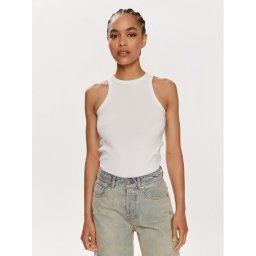 Hugo Felső Styl The Plain 50515651 Fehér Slim Fit