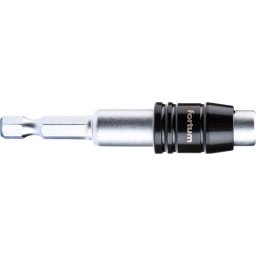 FORTUM bittartó szár, 1/4", 60mm; CV. Quick-Lock gyorskioldó, mágneses, bliszteren