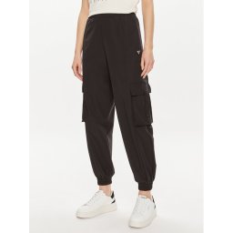 Guess Melegítő alsó V4YB06 WG982 Fekete Regular Fit