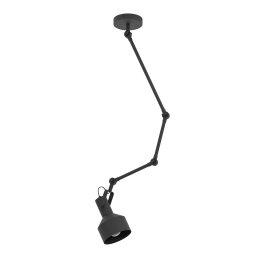 LED lámpa , oldalfali lámpa , mennyezeti lámpa , E27-es foglalattal , 1x28W , acél , fekete , EGLO , TAKELEY , 43561