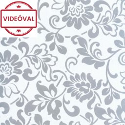 Gekkofix/Venilia HERITAGE SILVER ezüst virág mintás öntapadós fólia 55767 67cm
