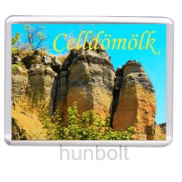 Celldömölk- Kemenes-Vulkán Park hűtőmágnes (műanyag keretes)