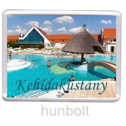 Kehidakustány Termál Gyógy- és Élményfürdő hűtőmágnes (műanyag keretes)