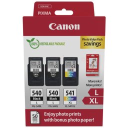 Canon PG-540-Lx2/CL541XL (5224B015) - eredeti patron, black + color (fekete + színes)