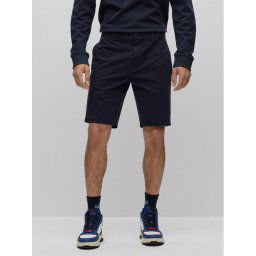 Hugo Szövet rövidnadrág 50471182 Sötétkék Slim Fit