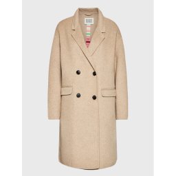 Scotch & Soda Gyapjú kabát 168698 Bézs Regular Fit