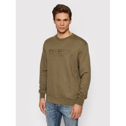 Jack&Jones PREMIUM Pulóver Blu Frank 12193779 Zöld Regular Fit