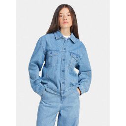 adidas Farmer kabát KSENIASCHNAIDER 3-Stripes IS1742 Kék Loose Fit