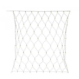 Távirányítós LED-es fényháló - 100 db melegfehér LED-del (1,5 x 1,5 m)