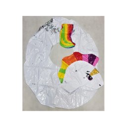 Unikornis formájú úszógumi fehér 90 cm