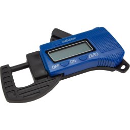 EXTOL CRAFT digitális mikrométer; 0,01×12,7mm, műanyag, pontosság ?0,1 mm