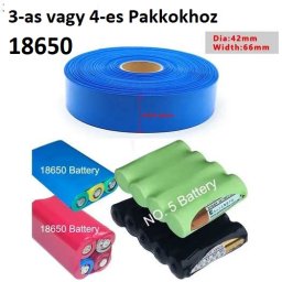 1m Zsugorfólia 2-es Vagy 3-as Pakkokhoz 66mm Kék (5539)