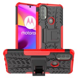 STAND Extra strapabíró burkolat Motorola Moto E20 / E30 / E40 piros