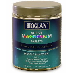 Aktív Magnézium 375g, 120 db tabletta, magnézium komplex, 4-féle - Bioglan