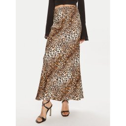 ViCOLO Maxi szoknya TB1187 Barna Regular Fit