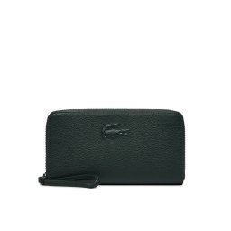Lacoste Nagy női pénztárca Large City Court leather Billfold NF4508IE Zöld