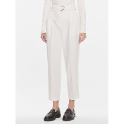 Boss Szövet nadrág Tapiah 50490037 Ekru Relaxed Fit