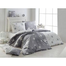Hullócsillag mintás 7-részes ágyneműhuzat - Választható színben (AB-103-5)