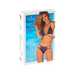 Obsessive Balitta - fényes, nyakpántos bikini (lila)
