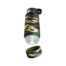 PDX - Fap Flask Happy Camper - maszturbátor kulacsban (zöld-fekete)