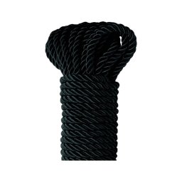 Fetish Silky Rope - Shibari kötél - 10m (fekete)