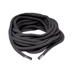 Fetish Silk Rope - Shibari bondage kötél - 10m (fekete)