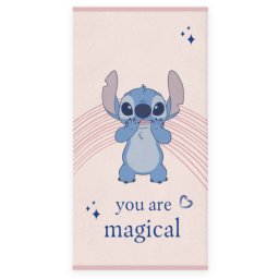 Disney Lilo és Stitch, A csillagkutya Magical fürdőlepedő, strand törölköző 60x120cm